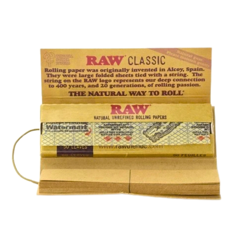 【BALI🍄】RAW 110mm 捲菸紙組｜西班牙原裝・含紙濾嘴