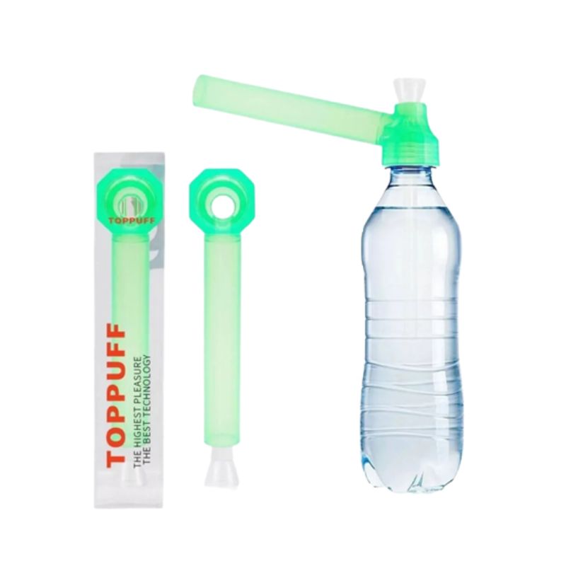 【BALI】Toppuff 便攜式玻璃水煙壺 隨插即用 燒杯設計 Water Bong