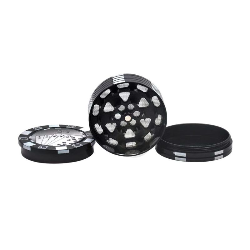 28 【BALI🍄】德州撲克研磨器 42mm 3 層金屬研磨器|Chips Grinder
