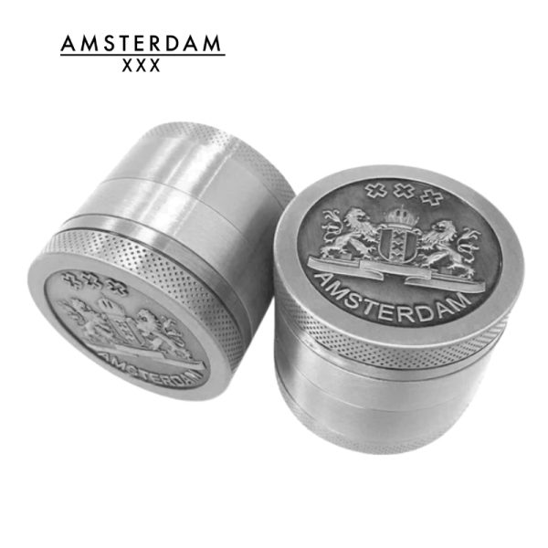【BALI🍄】阿姆斯特丹研磨器 4層 國旗款 Grinder 金屬碎草器 送濾網 420 Chill 現貨