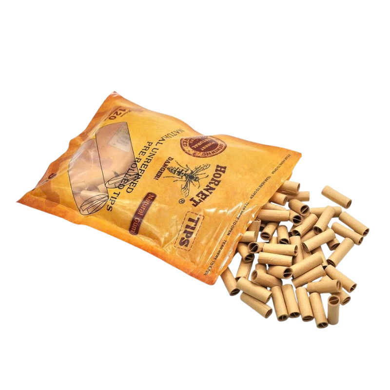 【BALI🍄】Hornet 6mm 紙濾嘴｜120 入｜天然未漂白｜預折設計