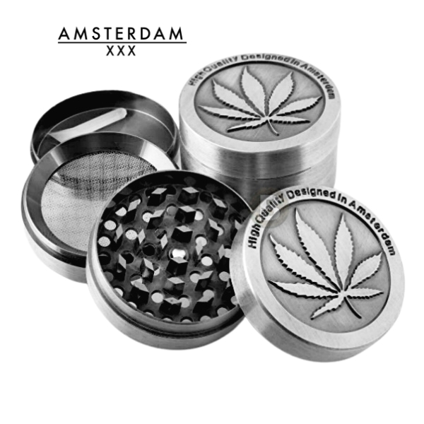 【BALI🍄】阿姆斯特丹 4 層金屬研磨器｜grinder｜CHILL 台灣現貨｜生活風格
