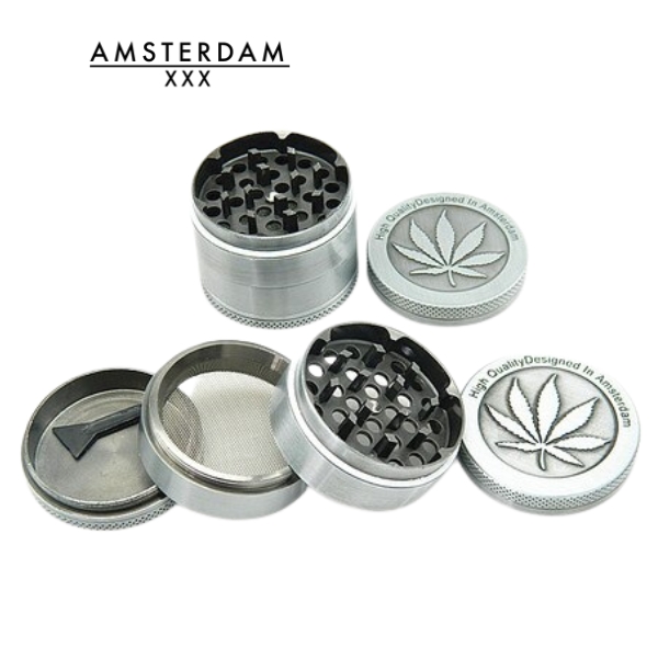 【BALI🍄】阿姆斯特丹 4 層金屬研磨器｜grinder｜CHILL 台灣現貨｜生活風格