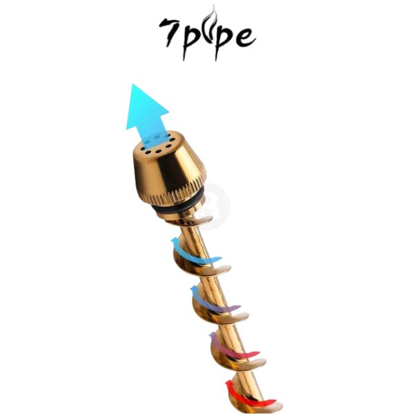 【BALI🍄】7PIPE 螺旋玻璃菸斗｜Twisty 結構設計｜好清潔免耗材｜台灣現貨