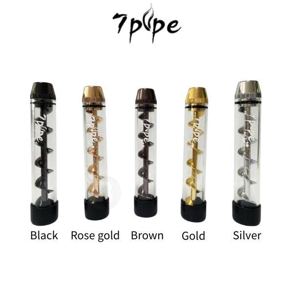 【BALI🍄】7PIPE 螺旋玻璃菸斗｜Twisty 結構設計｜好清潔免耗材｜台灣現貨