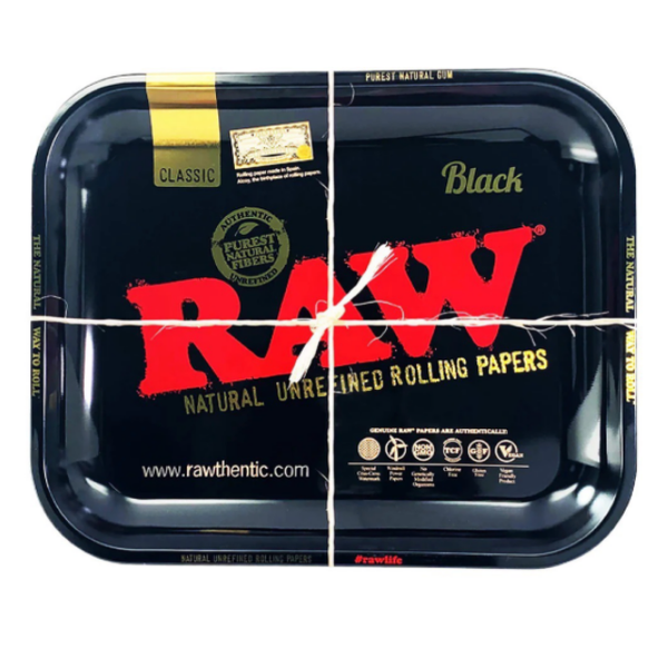 【BALI🍄】RAW King Size 預捲收納盤｜黑金 Roll Tray｜日常收納・Chill 420｜台灣現貨