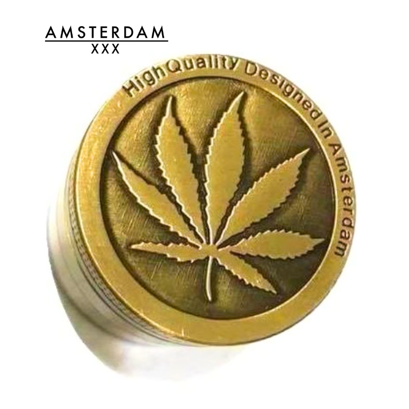 【BALI🍄】阿姆斯特丹 4 層金屬研磨器｜grinder｜可拆卸設計｜台灣現貨